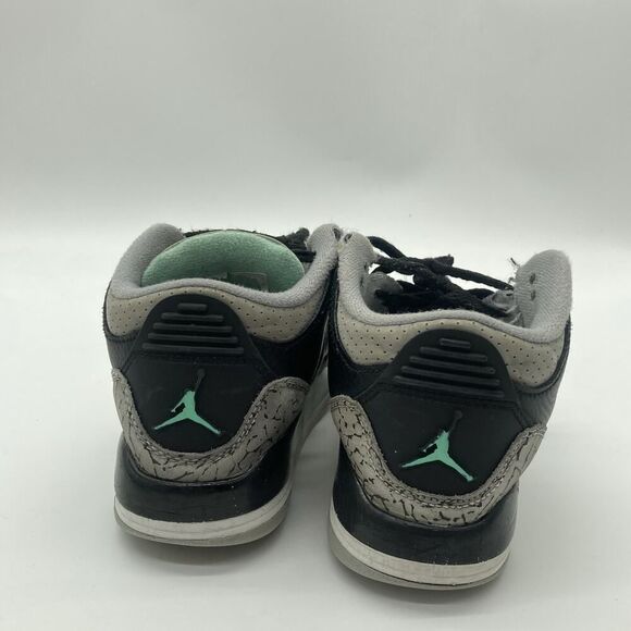 Size 1Y Nike Boys Air Jordan 3 Retro DM0966-031 Black Basketball Shoes Sneakers - Picture 7 of 10